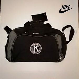 Nike Golf Club Duffel Bag Black Silver NEW